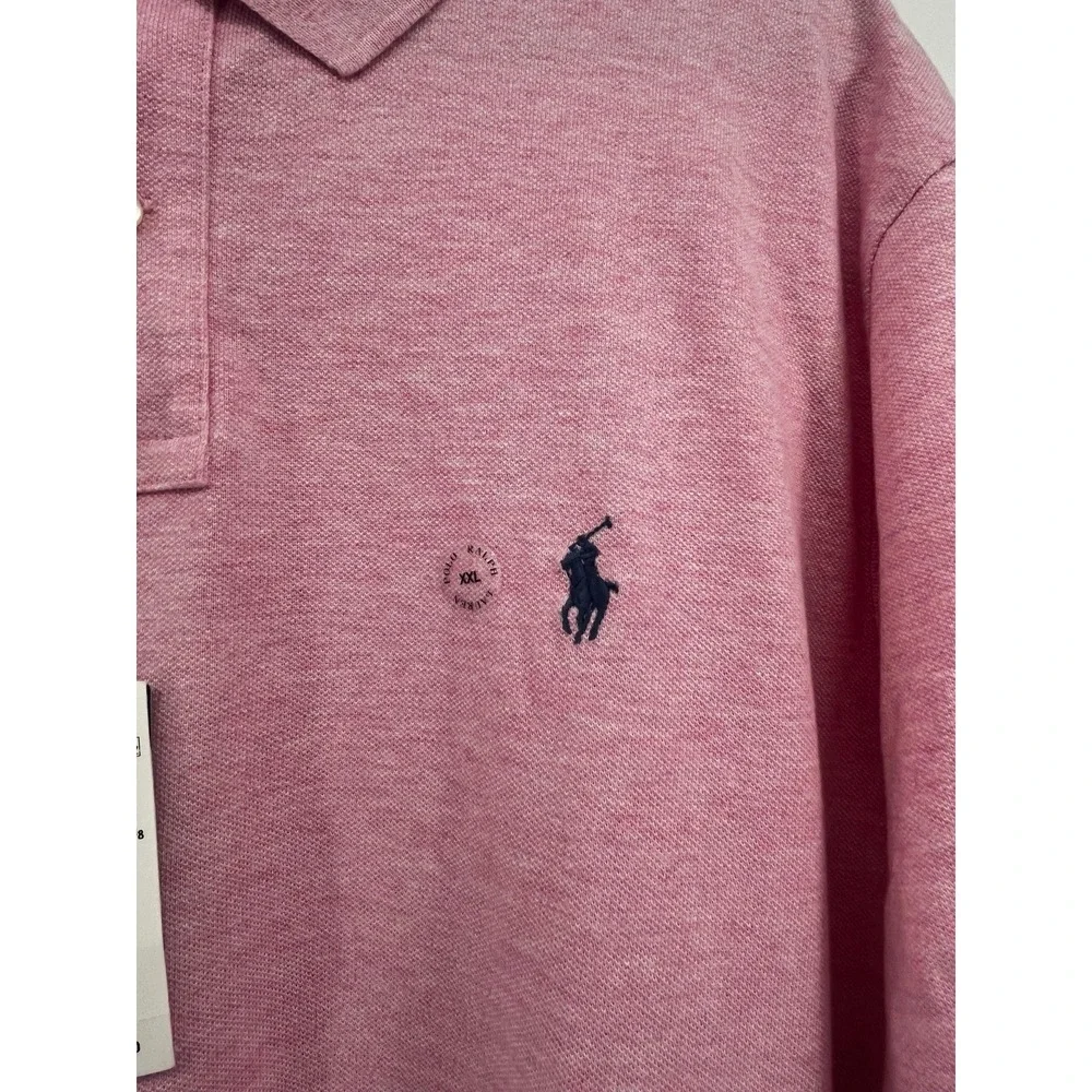 Polo Ralph Lauren‎ Polo Mens XXL Polo Shirt Short Sleeve Pink 100% Cotton